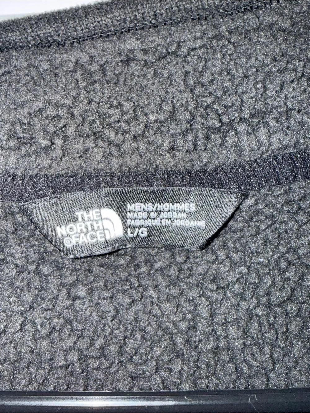 The North Face Vest Men’s Size Large Black Gray Color